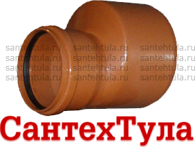 СантехТула - Фотография товара: Редукция (переход) для наружной канализации на сайте SantehTula.ru